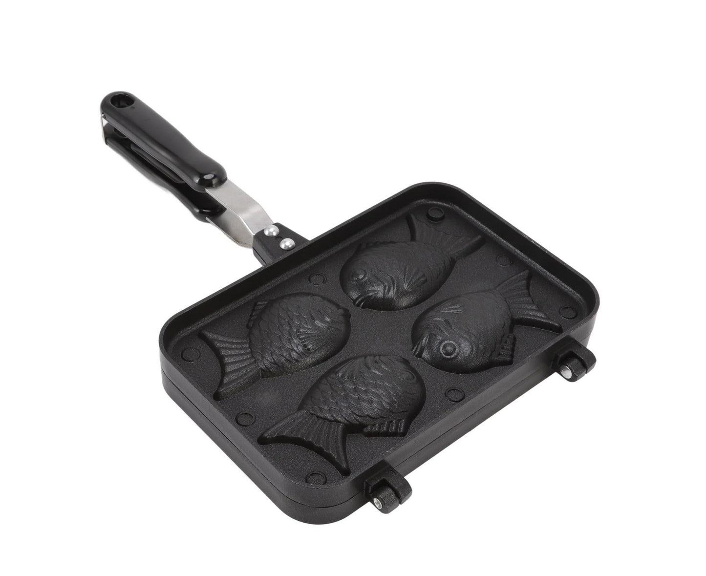 Taiyaki Fish Shape Cake Maker, Non-Stick Double Baking Pan Waffle Mold