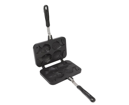 Taiyaki Fish Shape Cake Maker, Non-Stick Double Baking Pan Waffle Mold