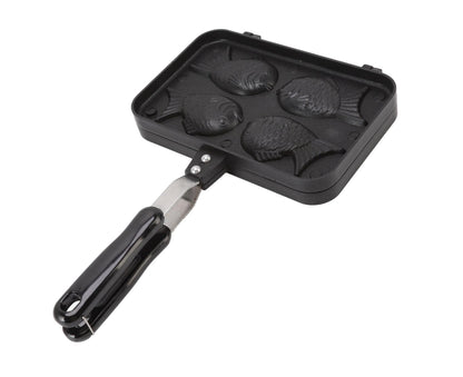 Taiyaki Fish Shape Cake Maker, Non-Stick Double Baking Pan Waffle Mold