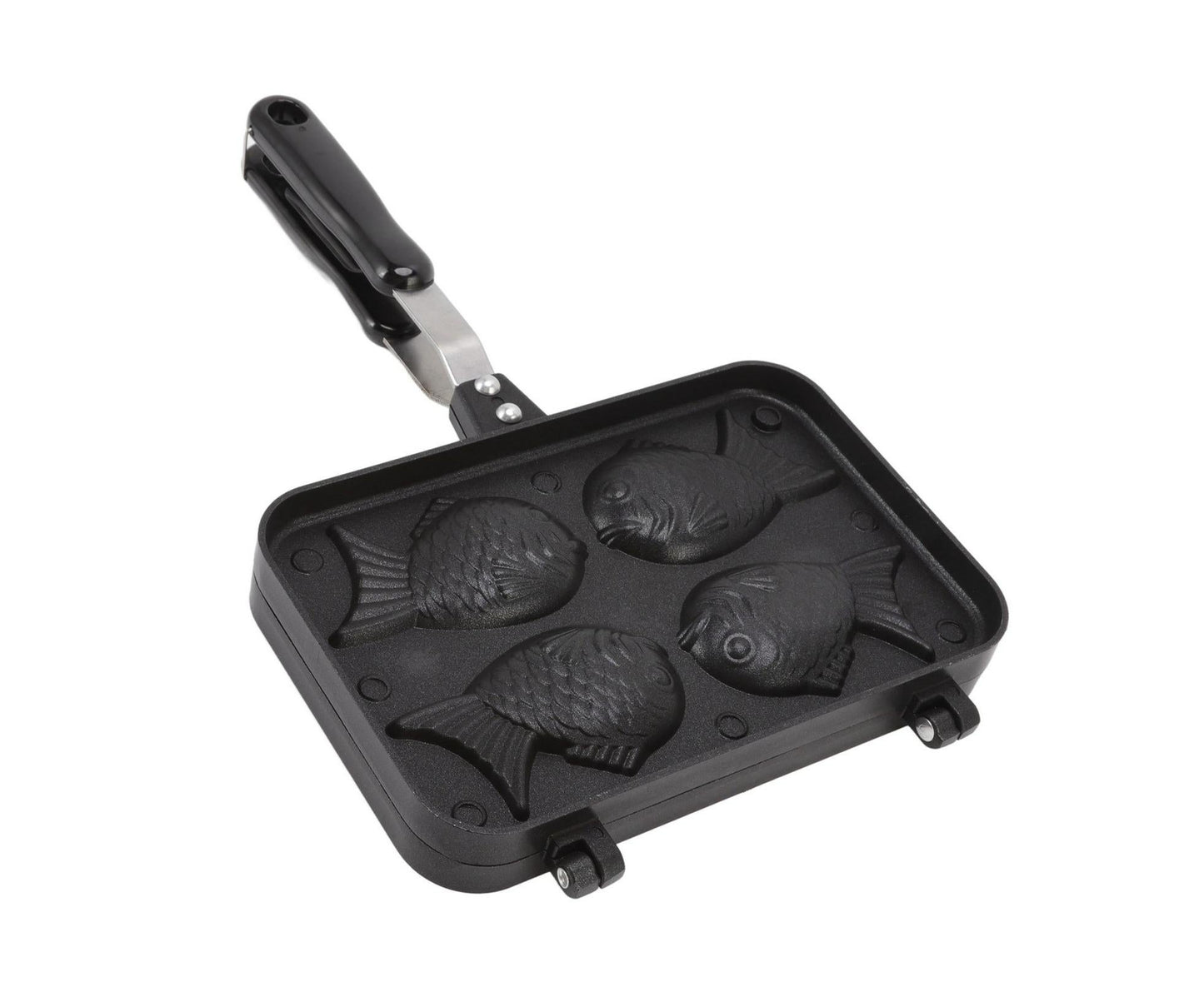 Taiyaki Fish Shape Cake Maker, Non-Stick Double Baking Pan Waffle Mold