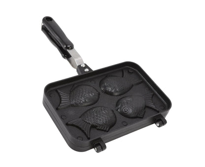 Taiyaki Fish Shape Cake Maker, Non-Stick Double Baking Pan Waffle Mold