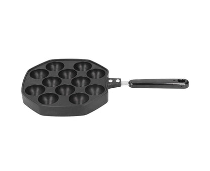 12-Cavity Aluminum Takoyaki Pan, Octopus Balls Egg Puffs Baking Pan, Home Cooking Tool