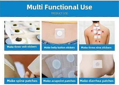 24pcs Castor Oil Pack Wrap for Belly Button Self-Adhesive Hypoallergenic