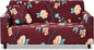 2 Seater Jacquard Elastic Sofa Cover Anti-Slip Stretch Slipcover