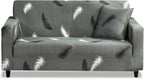 2 Seater Jacquard Elastic Sofa Cover Anti-Slip Stretch Slipcover