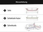 2 Seater Jacquard Elastic Sofa Cover Anti-Slip Stretch Slipcover