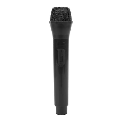 Prop Microphone - Black Plastic Fake Karaoke Mic for Stage or Party Use