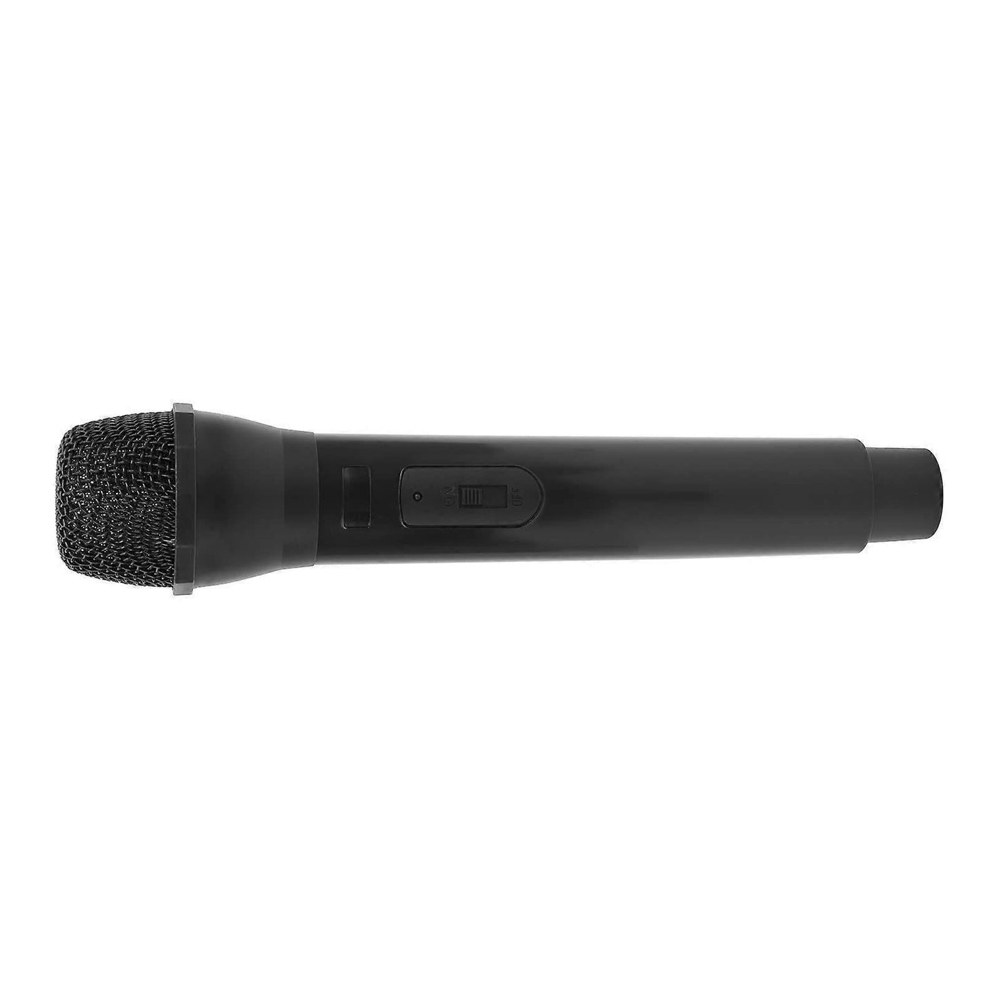 Prop Microphone - Black Plastic Fake Karaoke Mic for Stage or Party Use