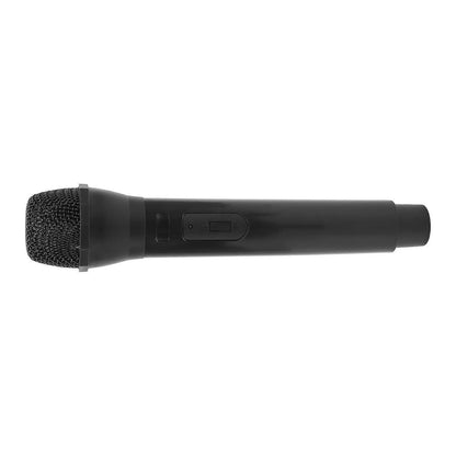 Prop Microphone - Black Plastic Fake Karaoke Mic for Stage or Party Use