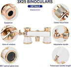 Opera Binoculars 3x25 Glasses Compact Telescope for Concerts and Travel