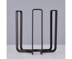Dish Rack Practical Removable Iron Kitchen Dish Storage Rack for Kitchen-Black