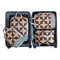 4pcs Travel & Home Packing Cubes with Printed Design for Easy Organization