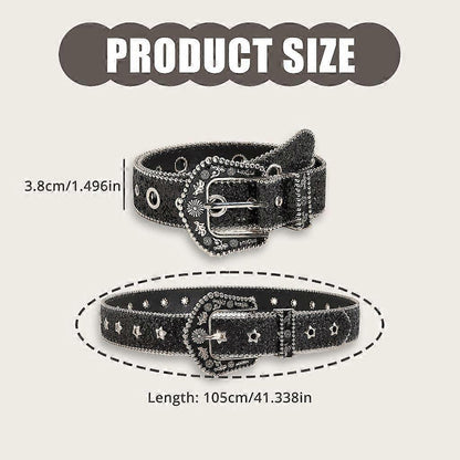 Handmade Stylish Embossed Ladies Leather Belt Headband, Adjustable