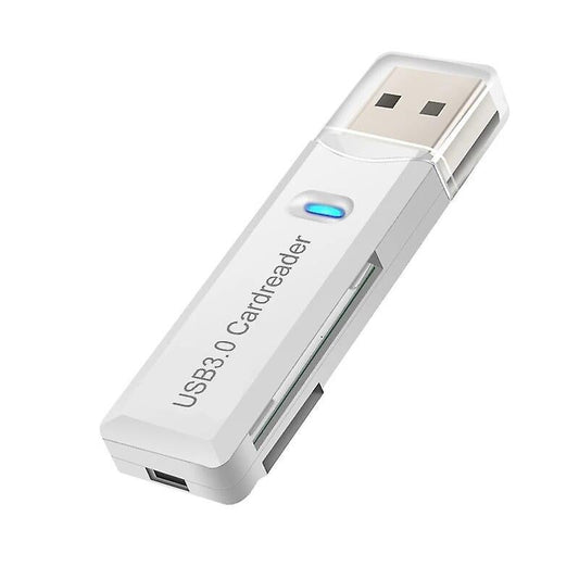 USB 3.0 SD TF Card Reader Adapter for Laptop, Micro SD Memory Card Reader Accessories