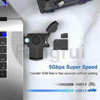 USB 3.0 OTG Card Reader, Micro SD TF Memory Adapter for Android