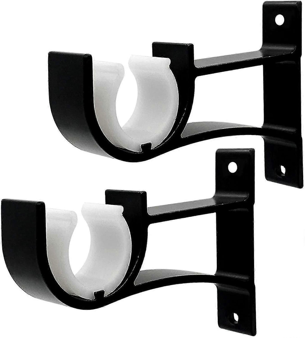 2pcs Small Curtain Rod Brackets, Curtain Rod Holders