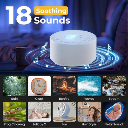 Portable White Noise Machine Babies Sleep Sound Machine