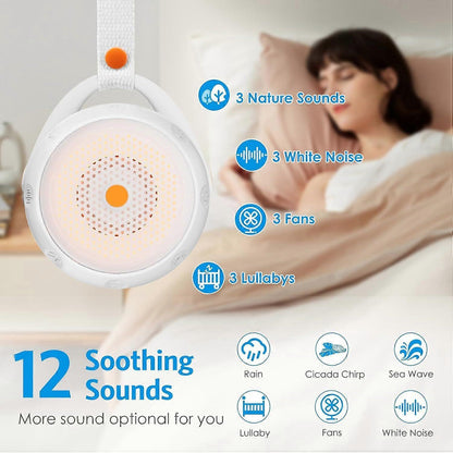 Latest Model White Noise Machine Babies Sleep Sound Device with 12 Sounds