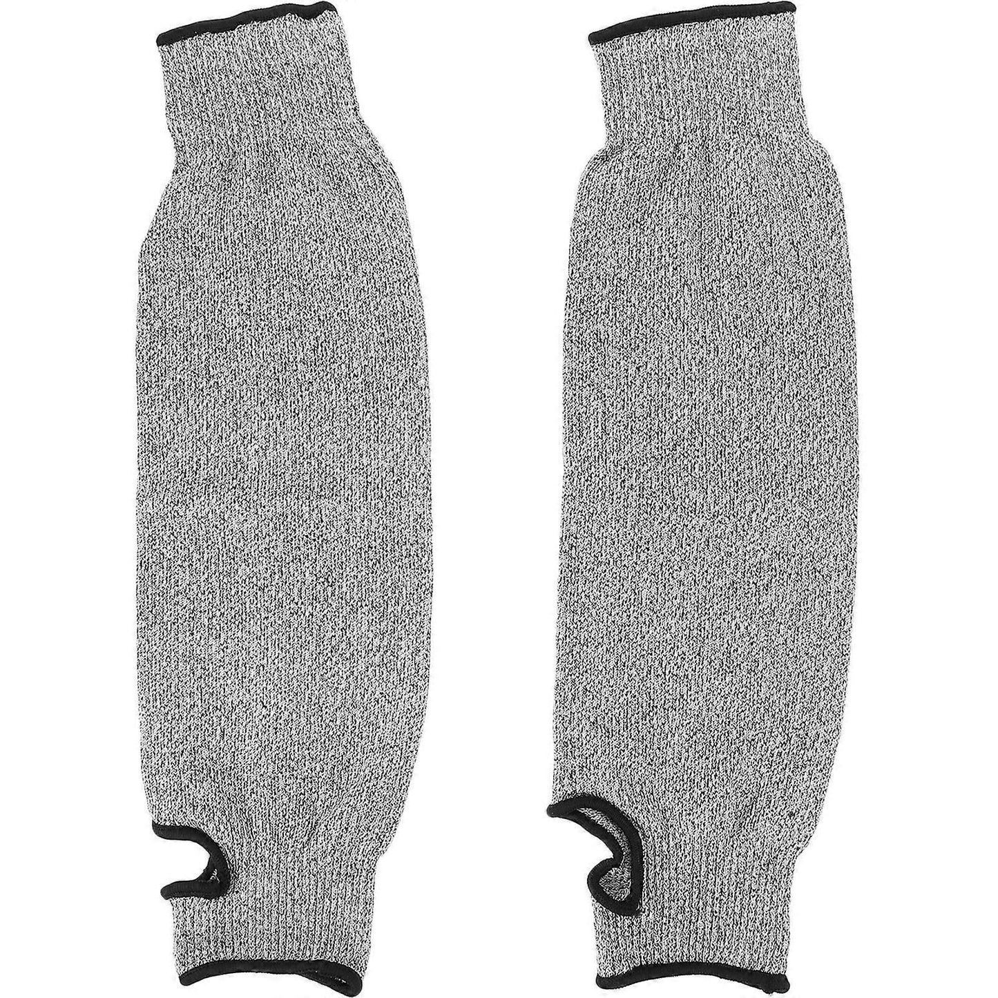 Gardening Arm Sleeves Protective Thumb Hole Design 45cm 1 Pair