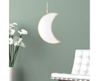 Moon Shape Mirror Decor for Bedroom-Natural