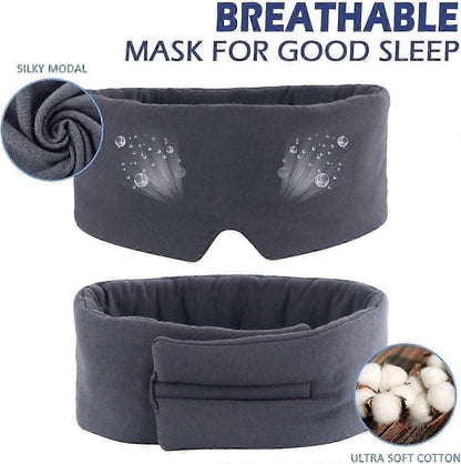 Modal Blackout Sleeping Mask - Super Soft, Adjustable Strap, for Men & Women