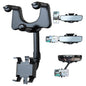 360 Rotatable and Retractable Car Phone Holder Multifunctional Rearview Mirror Phone Holder Universal Phone Mount