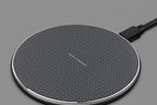 Wireless Fast Charger Smartphone Charger Qi Charging for Apple, Samsung and Smart Phones (Black)