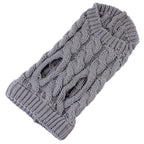 Pet Dog Sweater Pet Turtleneck Knitting Sweater Winter Warmer Clothes Pet Pullover Knitwear - Blue