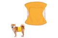 Washable Dog Diaper Water-resistant Puppy Nappy Belly Wrap for Male Dogs Reusable Dog Belly Bands Male Puppy Nappies Wrap Yellow - L