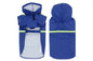 Pet Raincoat Outdoor Waterproof Dog Poncho for Small and Medium Dogs - Blue
