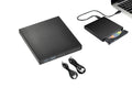 USB 2.0 Slim Protable External CD-RW Drive Writer Player for Laptop Notebook PC Desktop Computer -Black