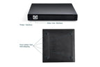 USB 2.0 Slim Protable External CD-RW Drive Writer Player for Laptop Notebook PC Desktop Computer -Black