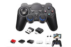 Wireless Gaming Controller for Android TV Box PC 2.4GHz Gamepad Joystick - Black