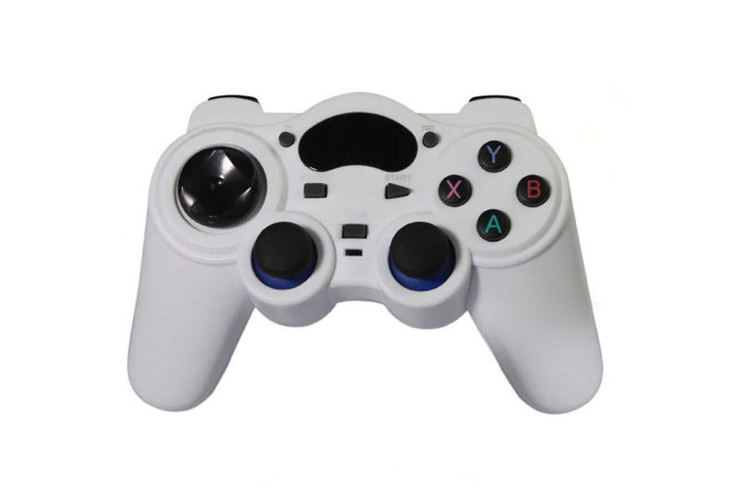 Wireless Gaming Controller for Android TV Box PC 2.4GHz Gamepad Joystick - White