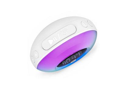 Wake-Up Light Alarm Clock Night Light Alarm Clock with Bluetooth Speaker Dimmable Colorful Light