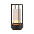 Table Lamp Rechargeable with Touch Dimmer for Bedroom - Black