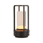 Table Lamp Rechargeable with Touch Dimmer for Bedroom - Black
