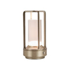Table Lamp Rechargeable with Touch Dimmer for Bedroom - Black