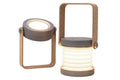LED Desk Lamp for Office Home Wireless Reading Lamp Dimmable Foldable LED Night Light Portable Camping Flashlight Table Lamp -Grey