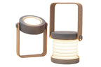 LED Desk Lamp for Office Home Wireless Reading Lamp Dimmable Foldable LED Night Light Portable Camping Flashlight Table Lamp -Red