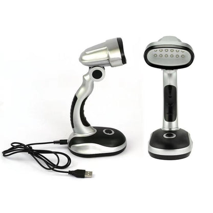 12 Bulb LED Portable Desk Lamp Computer Bedside Table Camping Light