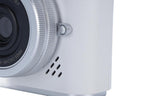HD 1080P Flip Screen Retro Digital Camera 2.4-inch Display with 64GB TF Card - White