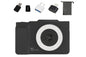 Digital Camera With 180 Degree Flip Screen 16X Digital Zoom Camera With 32G Memory Card -Black