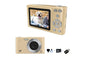 4K Digital Camera for Photography Vlogging Camera for YouTube Video 16X Digital Zoom with 32G Memory Card - Gold
