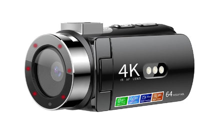 4K Video Camera Camcorder 64MP Vlogging Camera With 28X Digital Zoom for YouTube - Standard Version