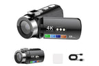 4K Video Camera Camcorder 64MP Vlogging Camera With 28X Digital Zoom for YouTube - Standard Version