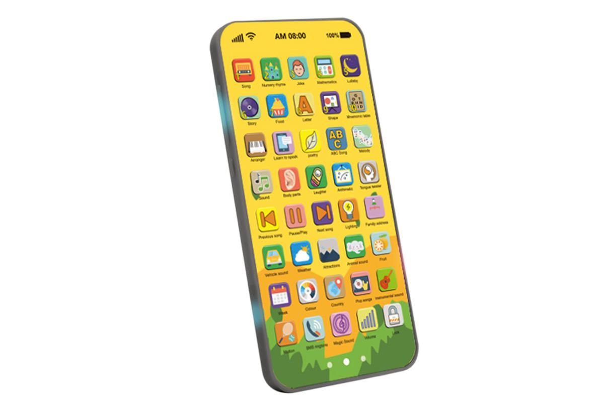 Learning Phone Toy with Over 10000 Educational Contents Touch Screen Early Education Gift - Deer