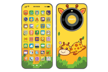 Learning Phone Toy with Over 10000 Educational Contents Touch Screen Early Education Gift - Deer