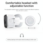 Wireless 3D VR Headset With Bluetooth - Compact