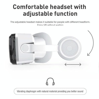 Wireless 3D VR Headset With Bluetooth - Compact